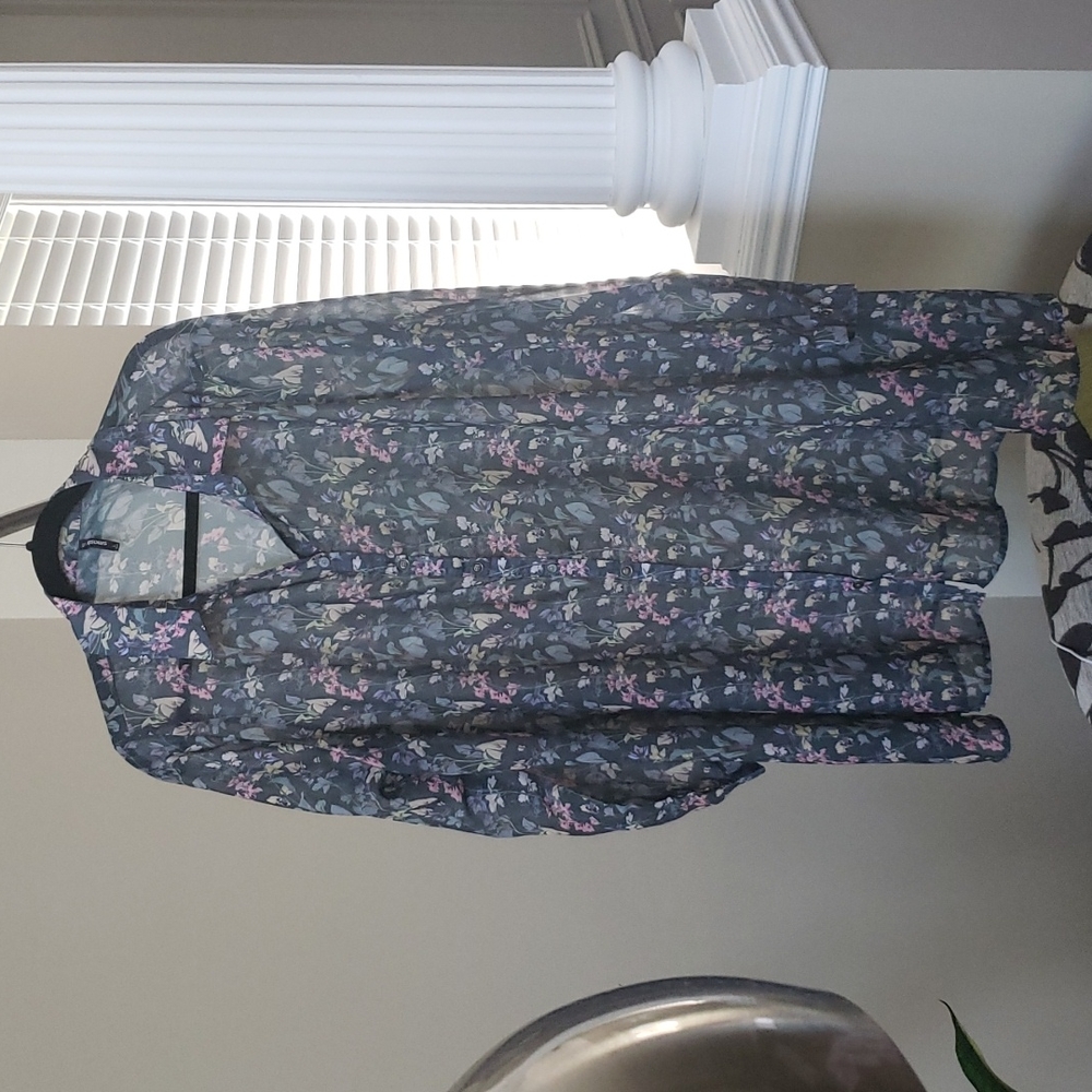 Floral Sheer Blouse